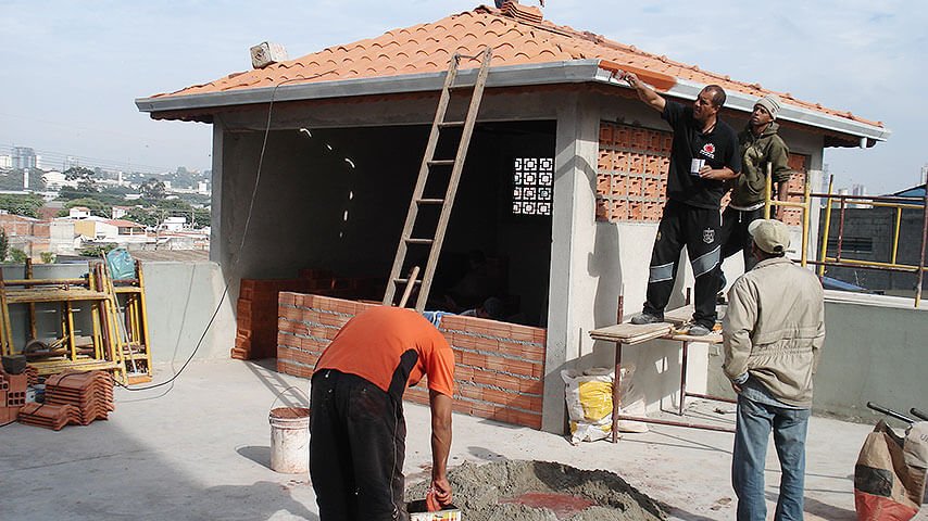 Construção de Área de Lazer